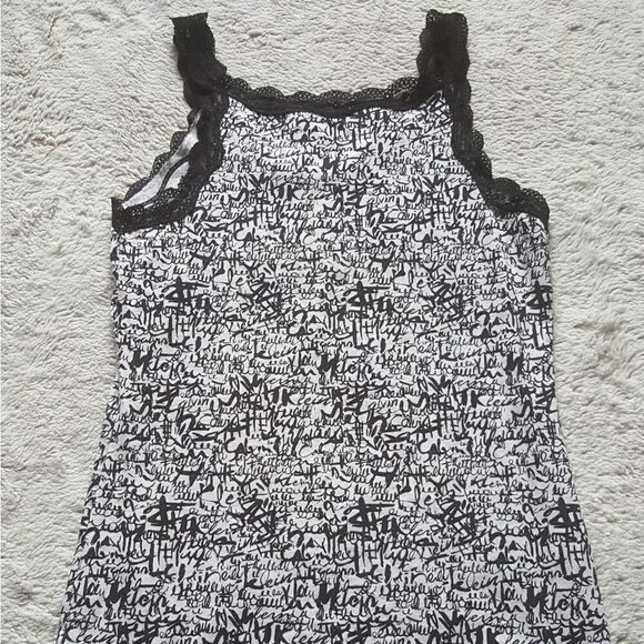 Calvin Klein lace bottom & straps tank top Small - Picture 4 of 7